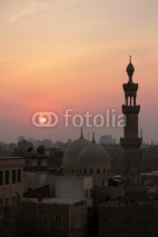 Fototapety Sundown in Cairo.