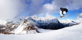 Fototapety ski speed