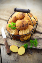 Obrazy i plakaty Kartoffeln, Korb