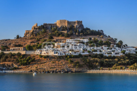 Fototapety Lindos Castle and village