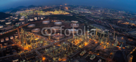 Land scape of Oil refinery plant