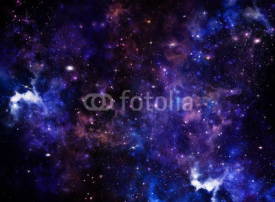 Naklejki beautiful space background, night sky with stars