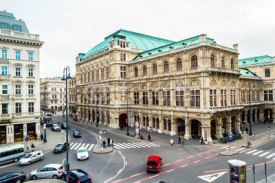 Naklejki Vienna State Opera during the day
