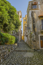 Naklejki narrow street of the old Italian city