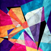 Obrazy i plakaty Abstract bright geometric background