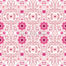 Fototapety seamless ornament with flowers