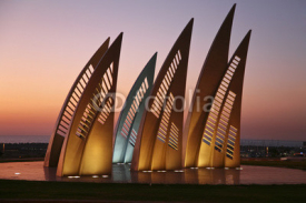 Fototapety Monument Sails in Ashdod. Israel