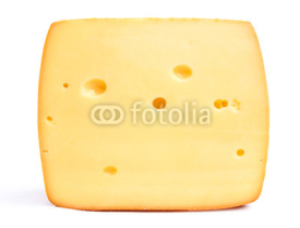 Fototapety cheese isolated on a white background