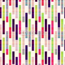 Obrazy i plakaty seamless abstract geometric striped pattern
