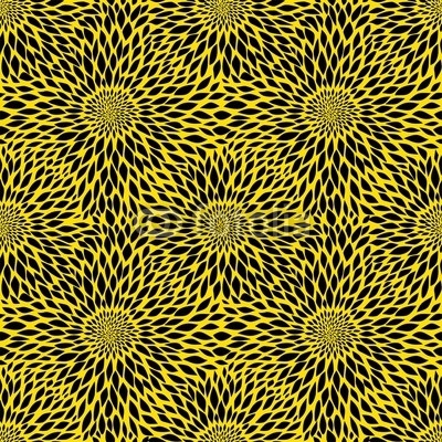 Sunflower seamless pattern