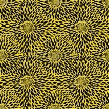 Naklejki Sunflower seamless pattern