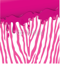 Naklejki Pink zebra background