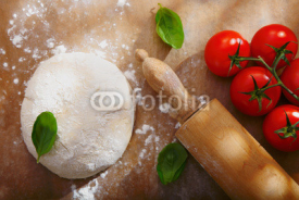 Obrazy i plakaty Ingredients for homemade pizza