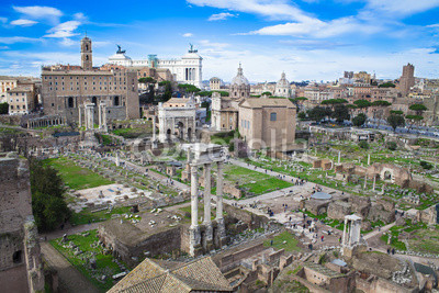 Roman Forum in Rome Italy