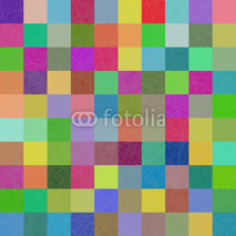 Multi-color squares mosaic background