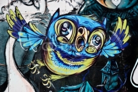 Naklejki Graffiti Owl