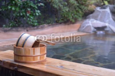 温泉旅館の露天風呂