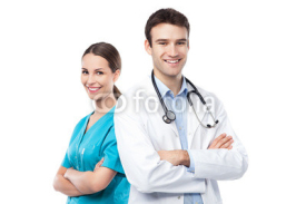 Naklejki Doctor and nurse