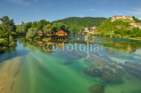 Fototapety Colors of River Una in Bosanska Krupa