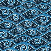 Naklejki swirly wave pattern