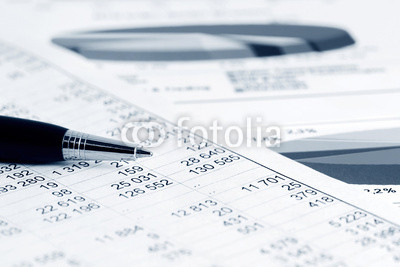Financial graphs and charts analysis