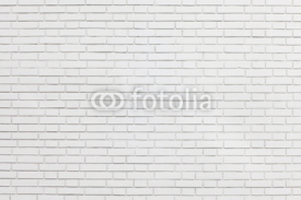 Naklejki white brick wall