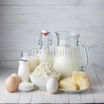 Naklejki Dairy products