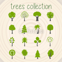 Trees Color Vector Selection
