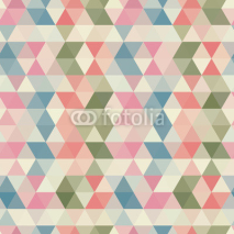Naklejki Seamless triangle pattern. Vector background. Geometric abstract