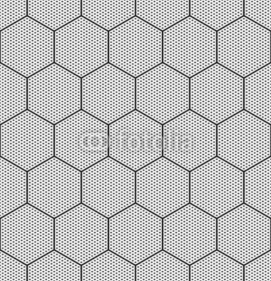 Seamless hexagons texture.