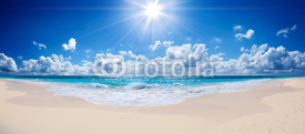 Fototapety tropical beach and sea - landscape