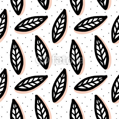 Abstract seamless pattern in scandinavian style.