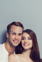 Portrait of young happy couple
