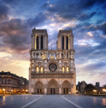 Naklejki Cathédrale notre-dame de Paris
