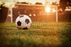 Fototapety Soccer sunset