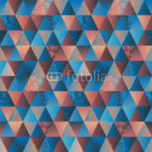 Obrazy i plakaty Seamless geometric pattern with triangle.