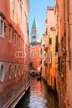 Fototapety Grand Canal at sunset, Venice, Italy.