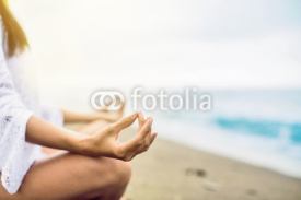 Fototapety Meditation on the beach
