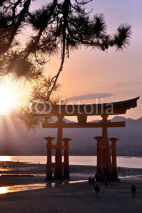 Fototapety Great torii of Miyajima, Japan