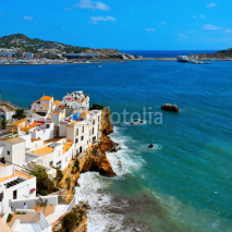 Fototapety Sa Penya District in Ibiza Town, Balearic Islands, Spain