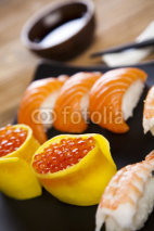 Naklejki Sushi close up