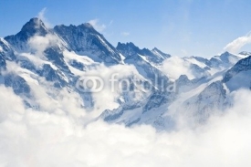 Fototapety Jungfraujoch Alps mountain landscape