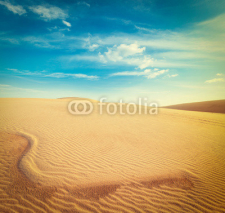 Naklejki White sand dunes on sunrise, Mui Ne, Vietnam