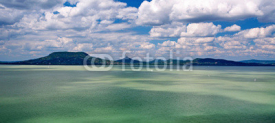 Naklejki Panorama landscape at Lake Balaton,Hungary