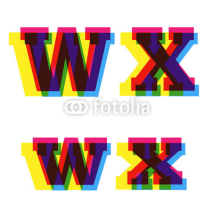 Fototapety Vector alphabet