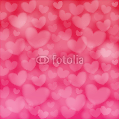 Pink Heart Background, Valentines Day Background
