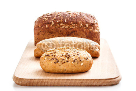 Naklejki Different types of bread
