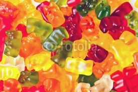Fototapety gummy bears
