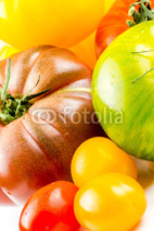 Obrazy i plakaty Many varieties of colorful tomatos