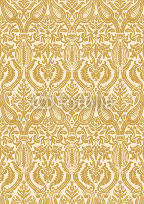 Vector seamless floral damask pattern vintage abstract backgroun